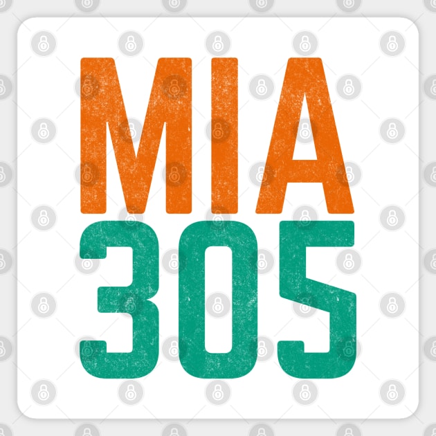 MIA 305 Sticker by BodinStreet